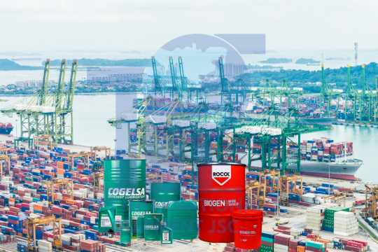 Mỡ Bôi Trơn Dây Cáp & Bánh Răng Hở – Giải Pháp An Toàn Cho Cẩu Cảng RTG, QC & Hệ Thống Syncrolift