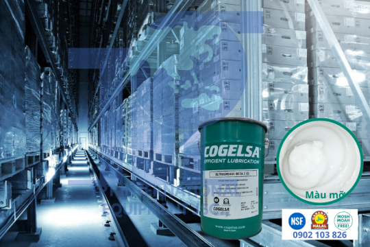 Mỡ Bôi Trơn Kho Lạnh – Mỡ Bôi Trơn Nhiệt Âm Sâu ULTRAGREASE BETA 2 (NSF H1, –60°C)